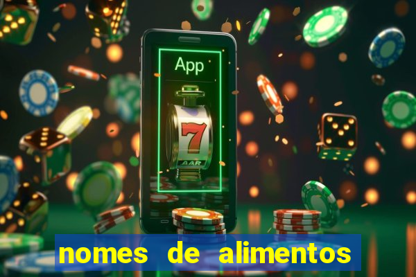 nomes de alimentos em tupi-guarani